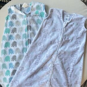 Halo Baby 2 Piece Microfleece Sleep Sack Bundle Size 6-12 Months Medium